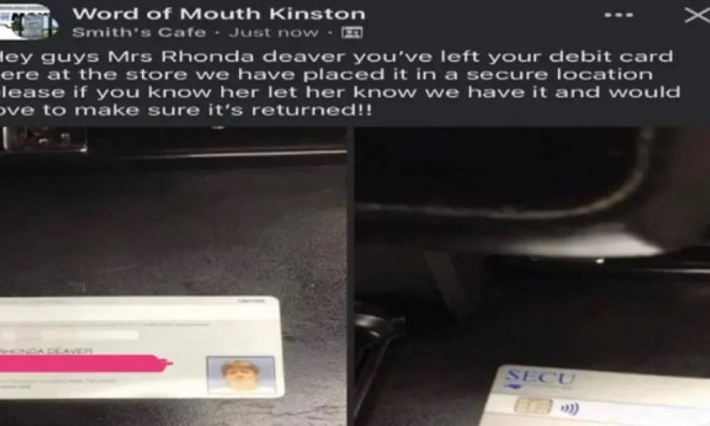 Βόρεια Καρολίνα: Γυναίκα χρεώθηκε 2.000 δολάρια αφού δημοσίευσαν την κάρτα της στο διαδίκτυο